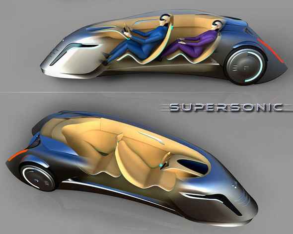 В Supersonic пассажирское место расположено за водительским