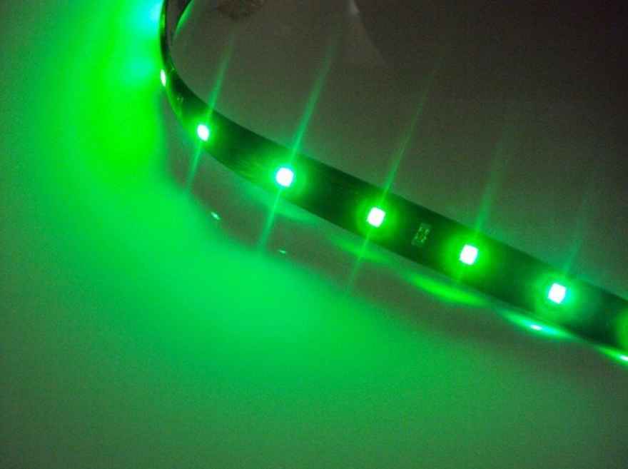 Светодиодная лента SMD3528 зеленого свечения
